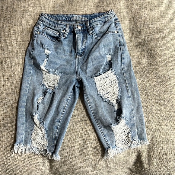 Distressed Bermuda Shorts - Picture 1 of 3